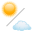 Rain is sometimes cloudy